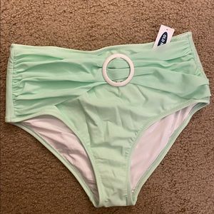 Old Navy High-Waisted Belted O-Ring Swim Bottoms